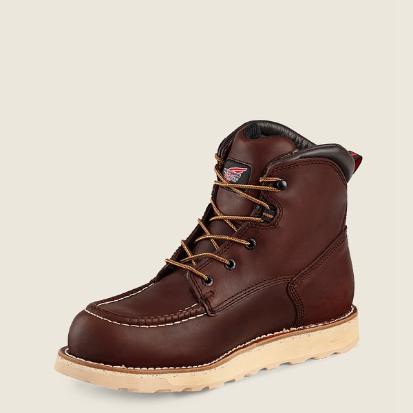 Bottes de Sécurité Red Wing - Traction Tred - 6-Inch Waterproof Toe - Marron Foncé - Homme 725DRXCQJ